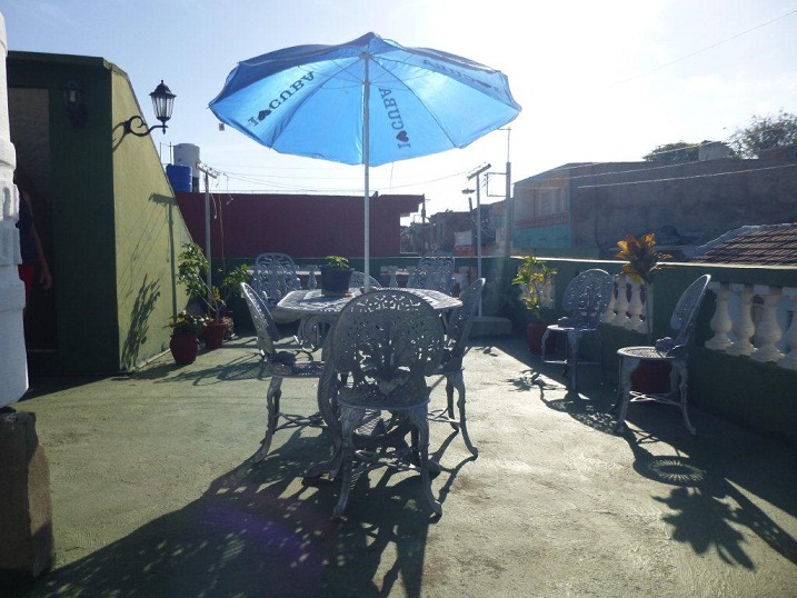 'Roof terrace' Casas particulares are an alternative to hotels in Cuba.